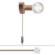 Lampada Spostaluce in legno e spina UK - Neutro