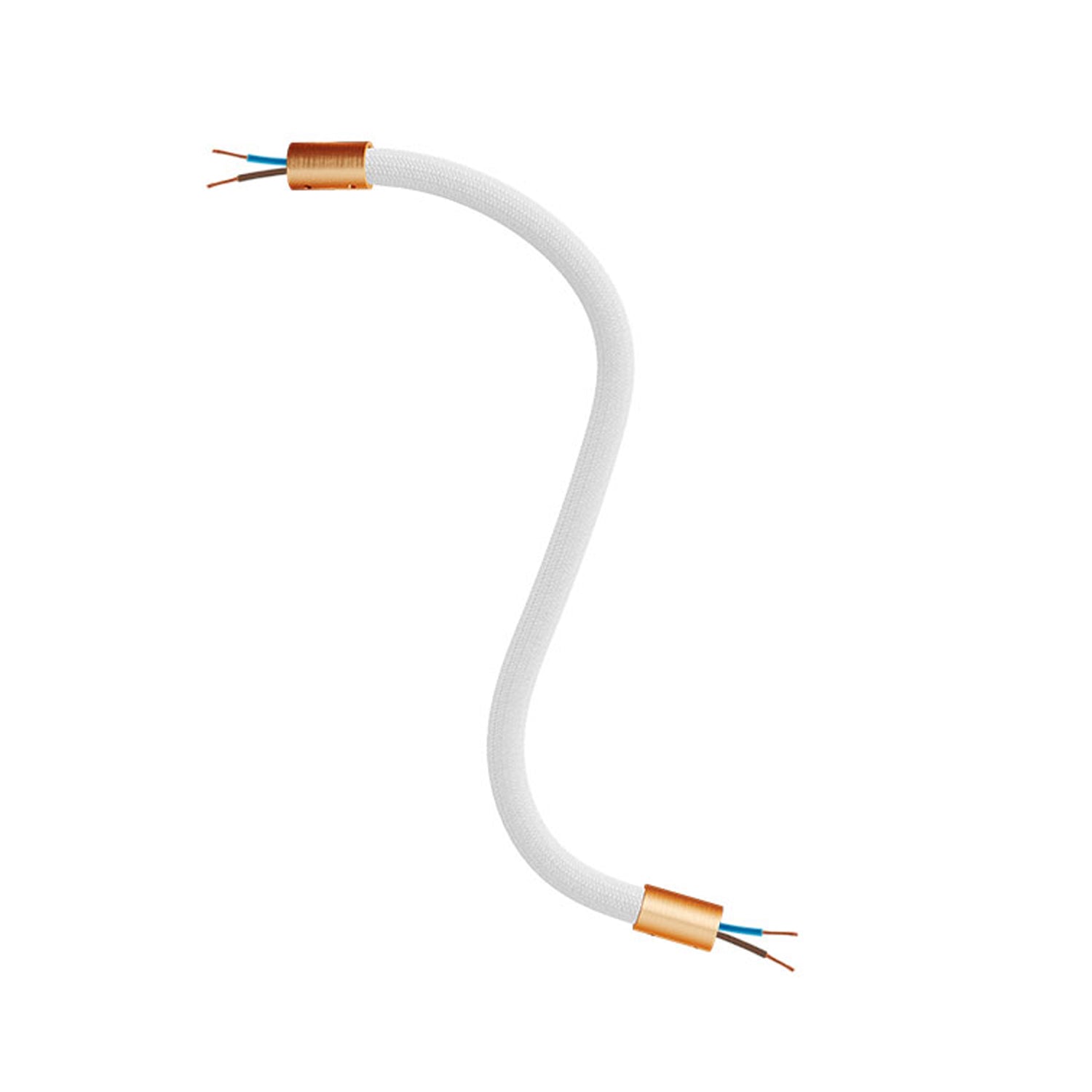 Faretto snodabile MAG-Y con pinza e spina UK - Rame satinato