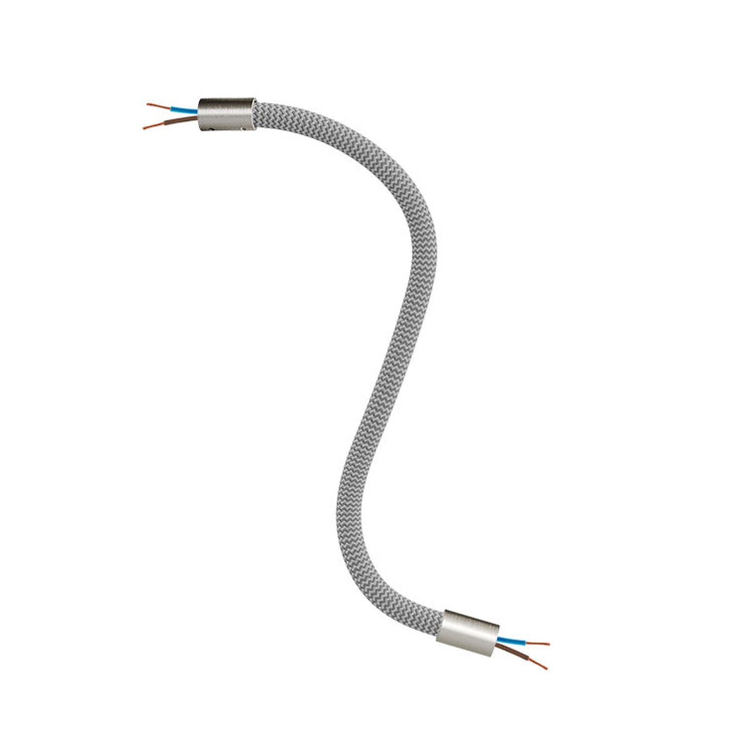 Faretto snodabile MAG-Y con pinza e spina UK - Titanio satinato