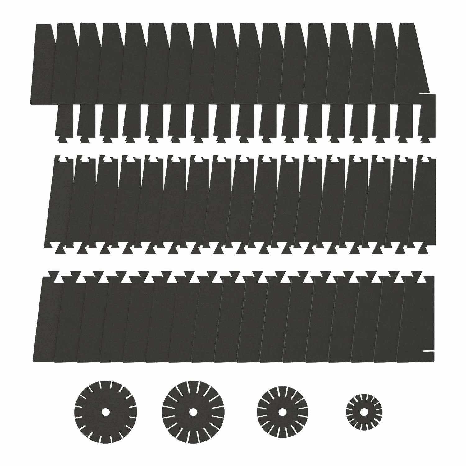 SHHINE lampada da terra in materiale fonoassorbente e spina UK - Nero melange