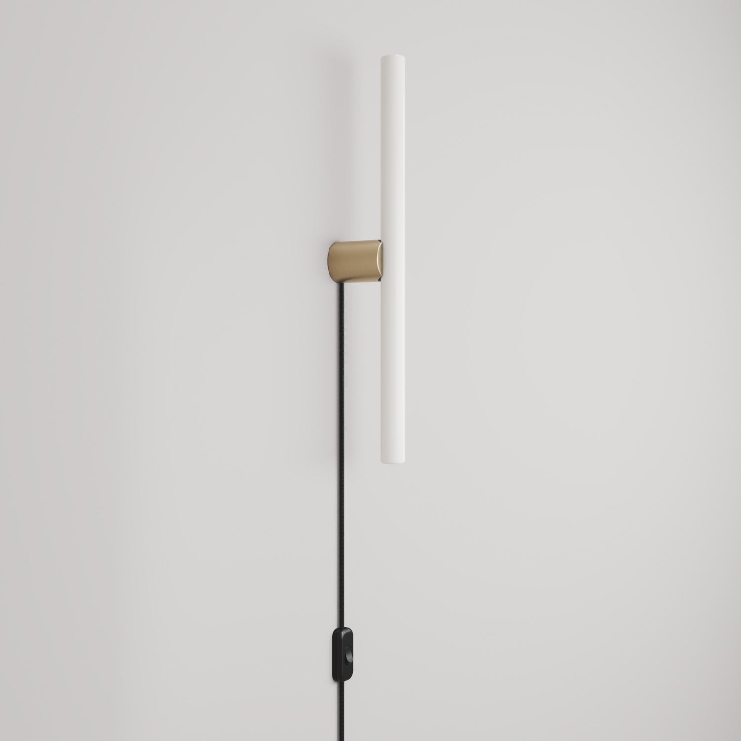 Lampada con spina UK con finitura metallica e lampadina LED lineare S14d - Bronzo satinato