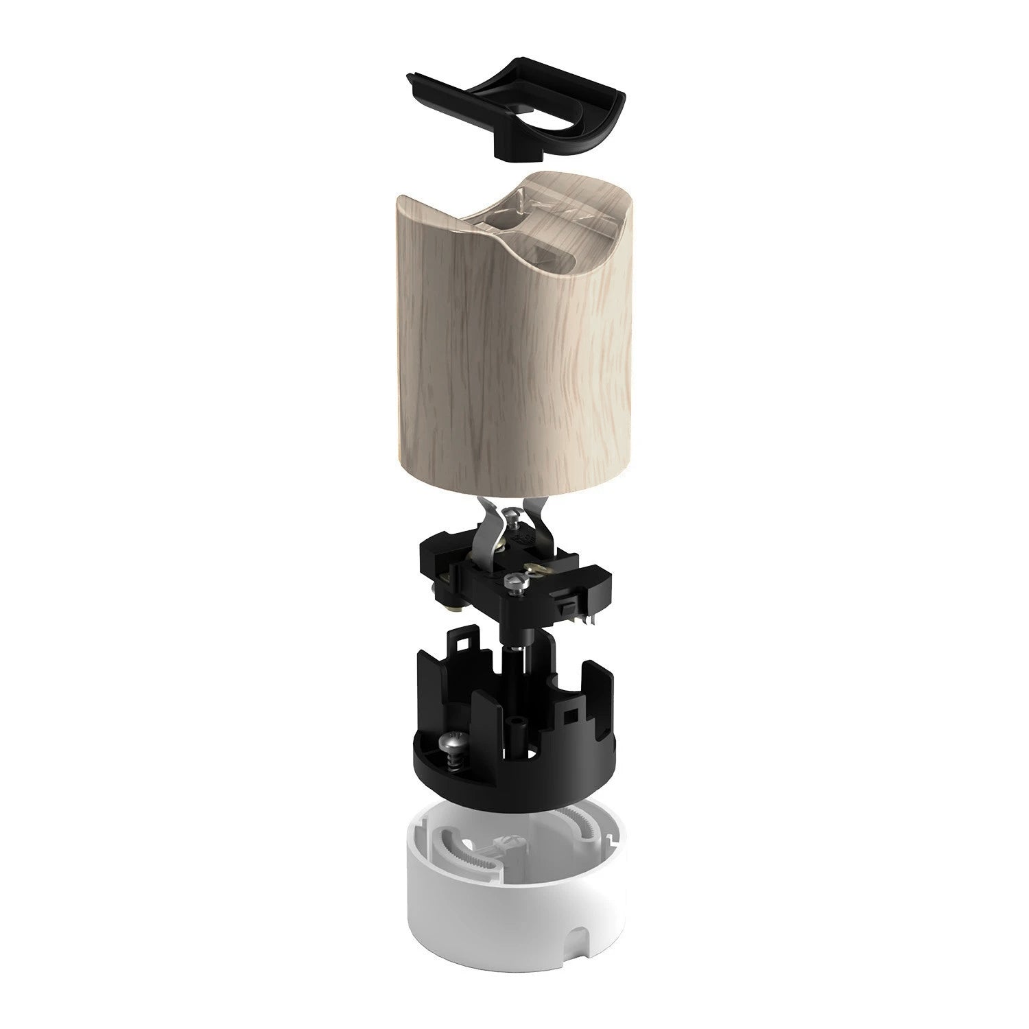 Kit Spostaluce esse14 con portalampada S14d - Neutro