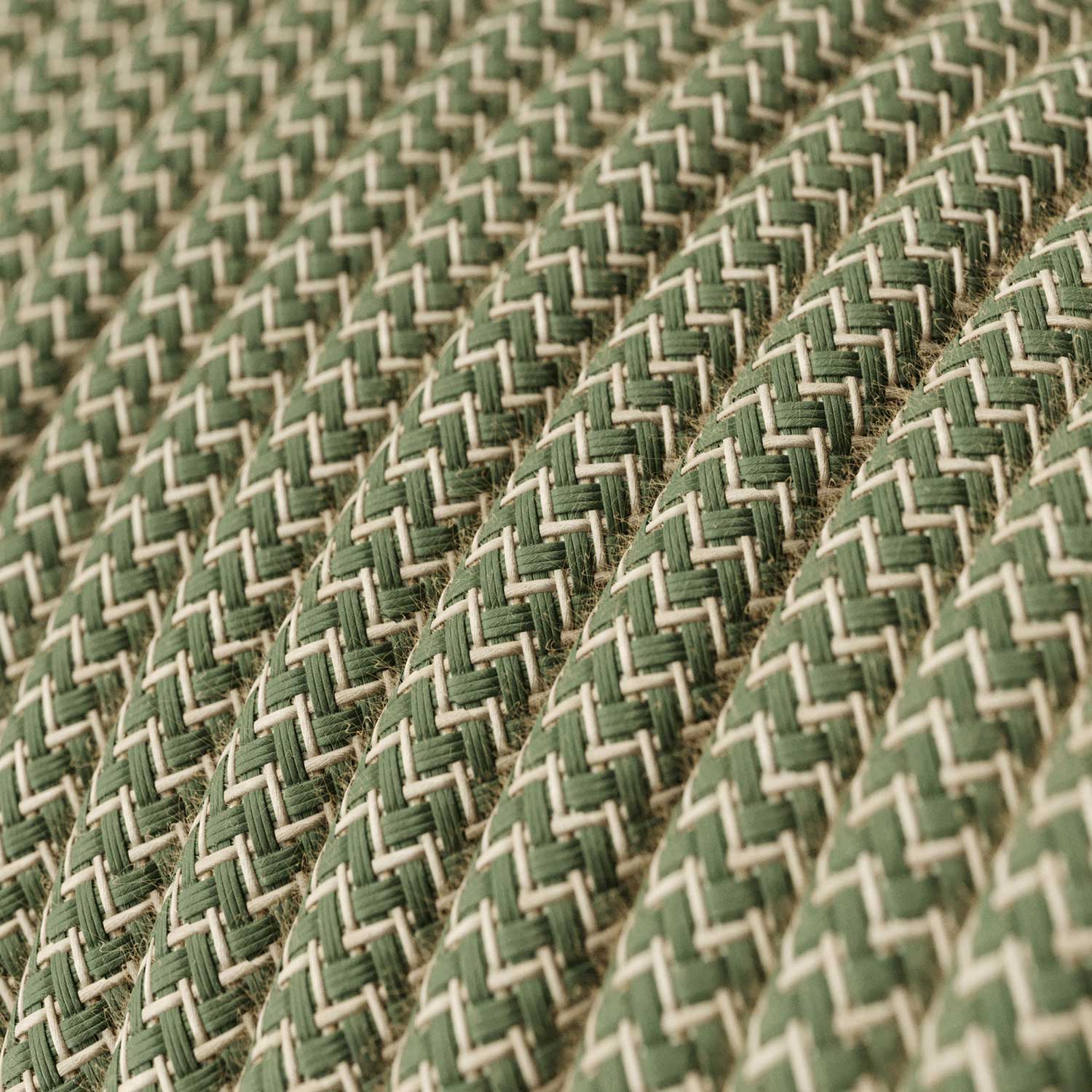SnakeBis Zig-Zag - Cablaggio con portalampada, cavo in tessuto effetto Zig-Zag RD72 e spina UK