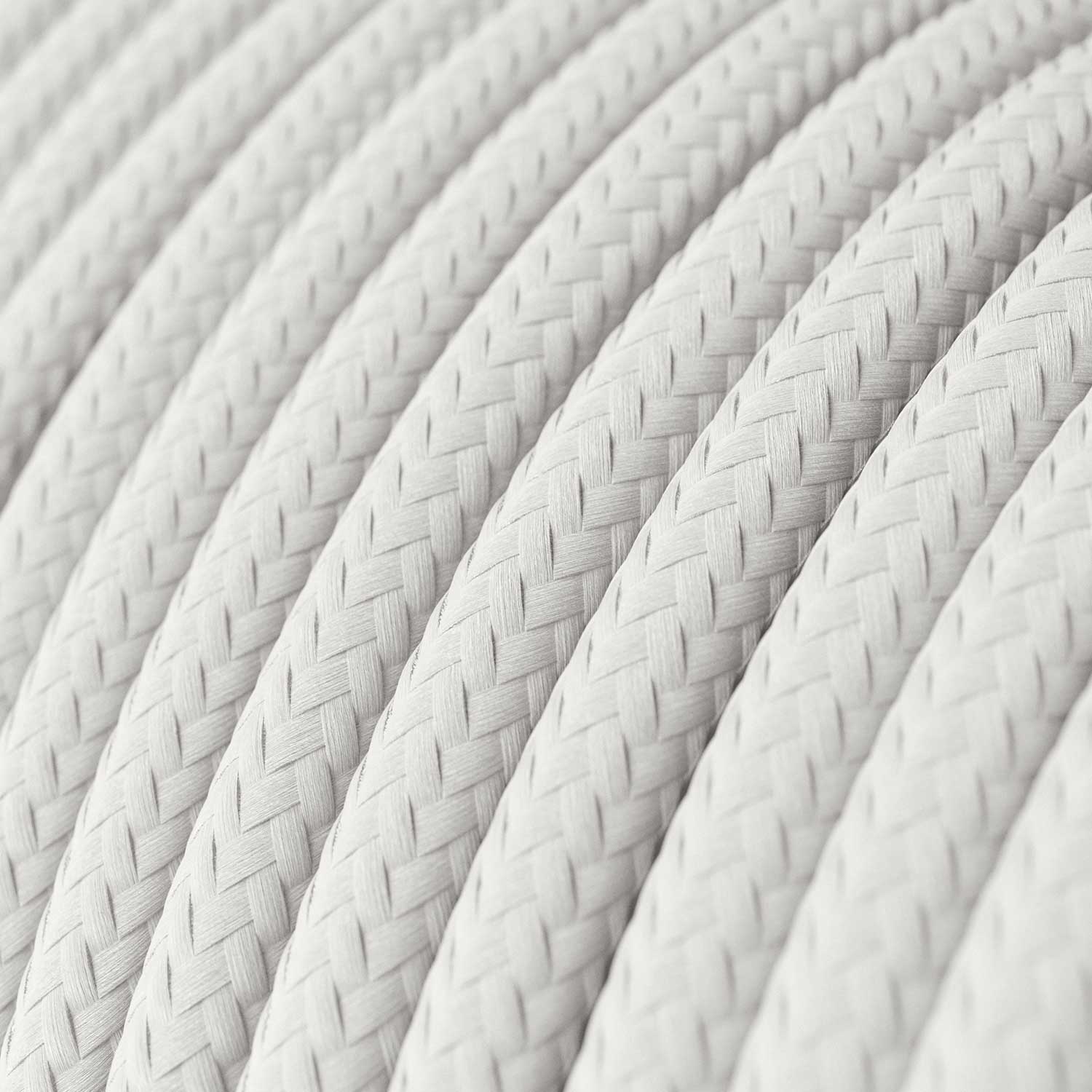Lampada da terra MAG-Y con base metallica tonda, paralume Cilindro M e spina UK - Bianco opaco