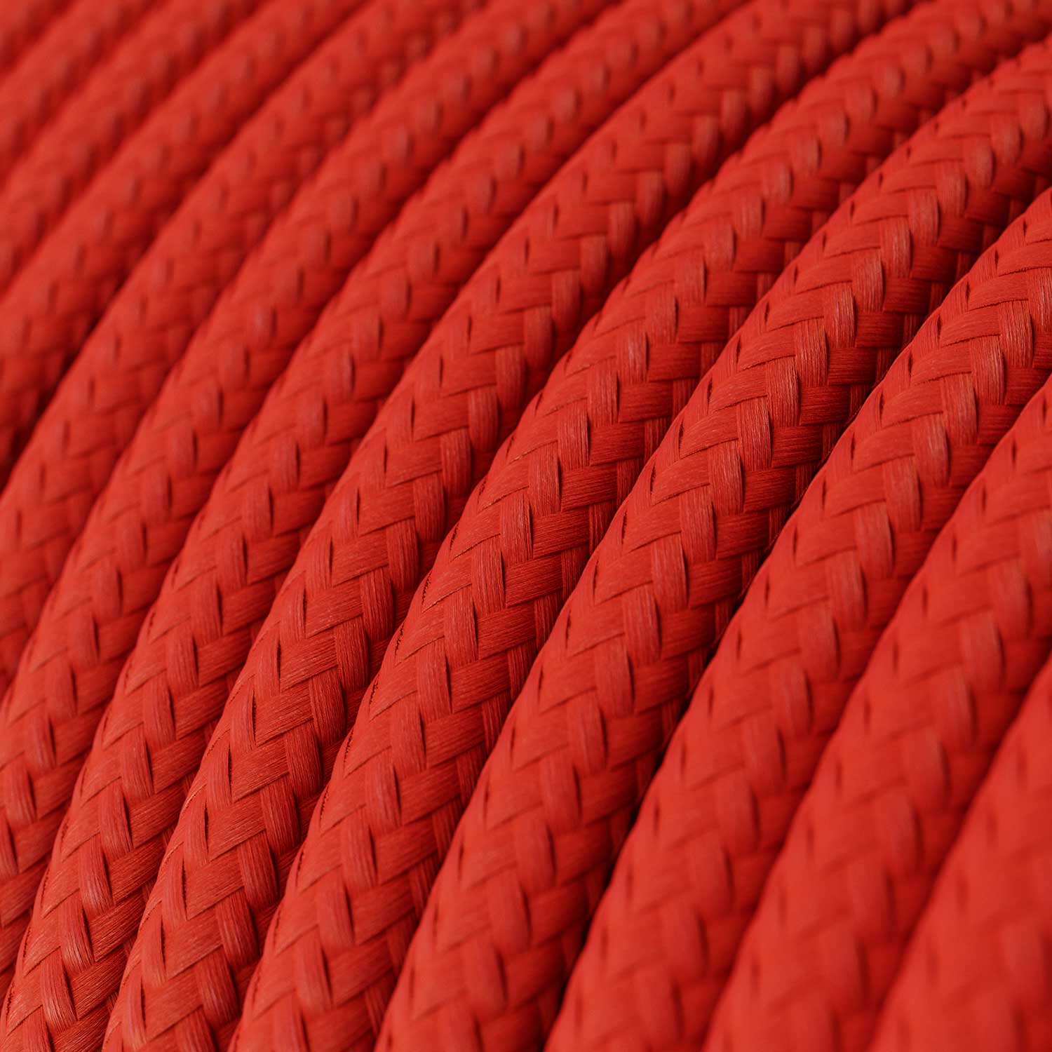 Cablaggio per lampada con cavo rosso lucido 1,80 m e spina UK